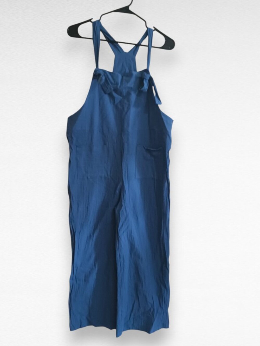 NWOT Blue Linen Jumpsuit